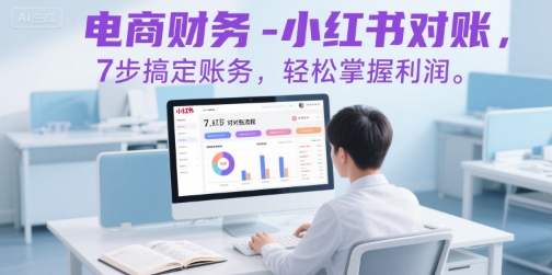 电商财务-小红书对账，7步搞定账务，轻松掌握利润-51云资源