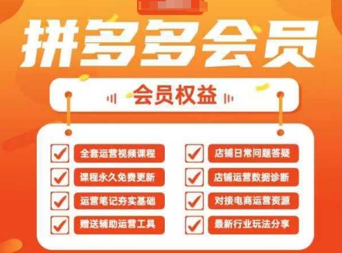 2025拼多多运营实战课，40节全流程教学，覆盖拼多多运营全链路-51云资源