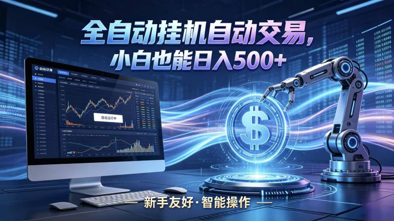 全新智能化交易助手，傻瓜式操作，小白也能快速上手，轻松实现日入500-51云资源