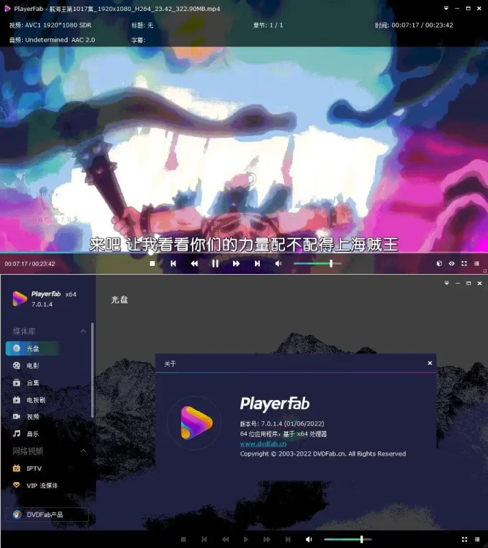 DVDFab Player 7.0.6.4中文版-51云资源