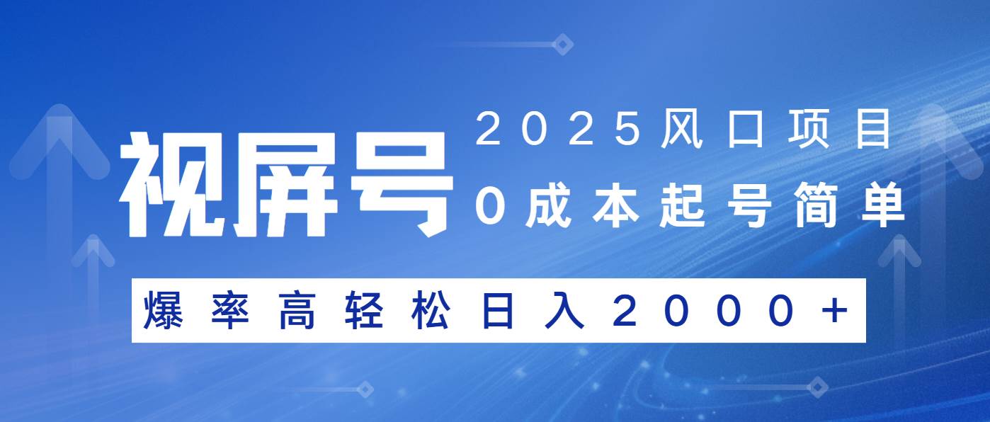 （14157期）2025风口项目，视频号带货，起号简单，爆率高轻松日入2000 