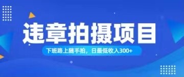 （11698期）随手拍也能赚钱？对的日入300-51云资源