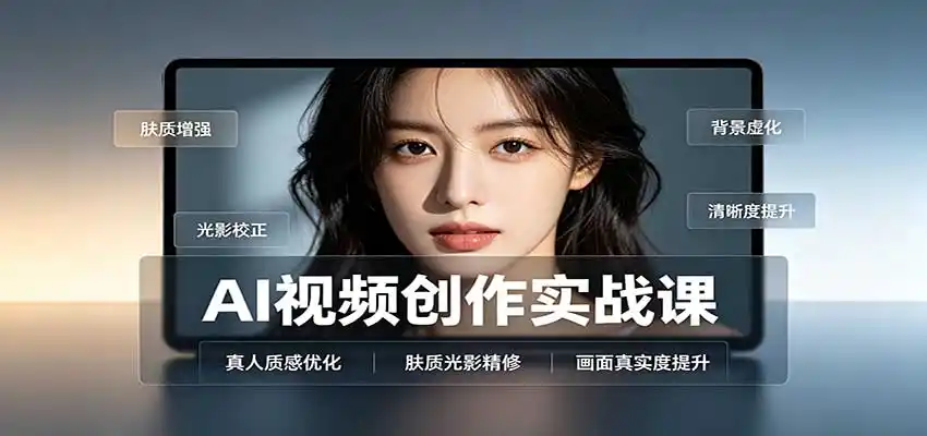 AI视频创作实战课:人物面部情绪调试,真人质感优化,提示词模板与变现方向-51云资源