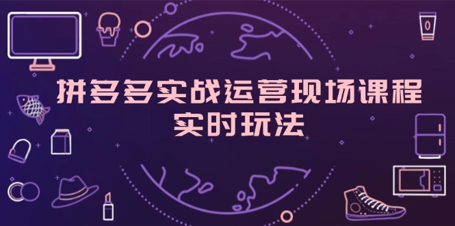（11759期）拼多多实战运营现场课程，实时玩法，爆款打造，选品、规则解析-51云资源