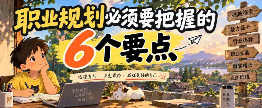 付费文章：职业规划必须要把握的6个要点-51云资源
