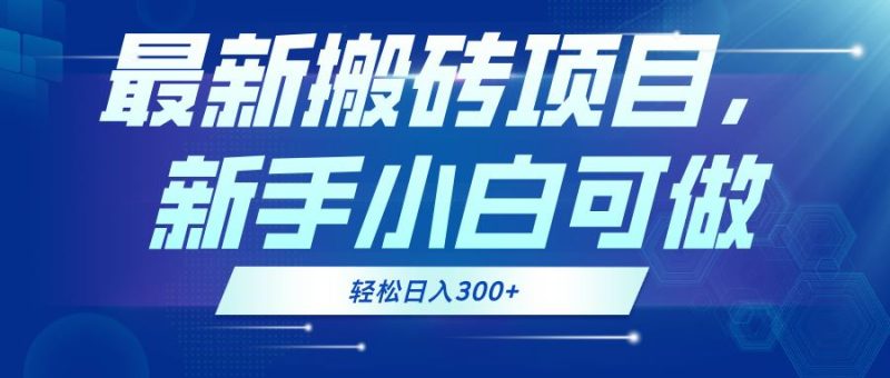 （13086期）最新0门槛搬砖项目，新手小白可做，轻松日入300-51云资源