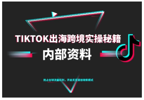 TikTok跨境电商0-1搭建运营，TK出海跨境实操秘籍（10月更新）-51云资源