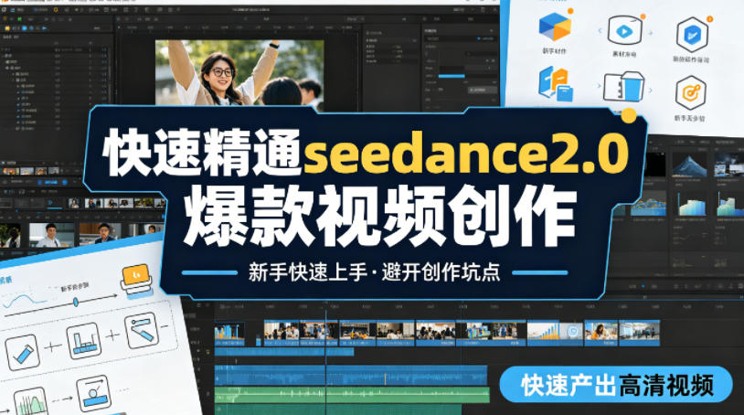 快速精通seedance2.0爆款视频创作,快速产出高清视频,避开大量创作坑点,新手也能快速上手-51云资源