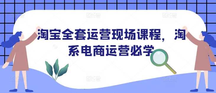 淘宝全套运营现场课程,淘系电商运营必学