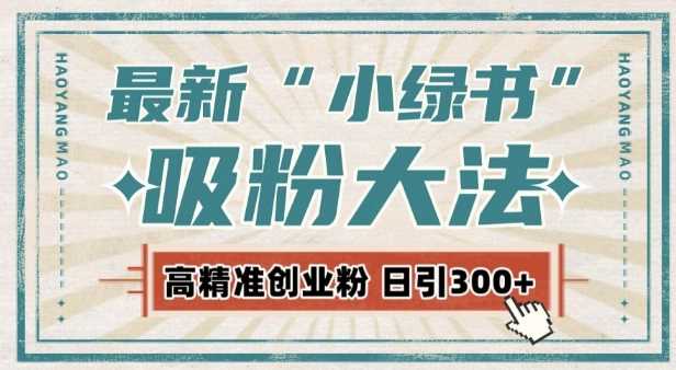 最新自动化“吸粉术”，小绿书激活私域流量，每日轻松吸引300 高质精准粉!-51云资源