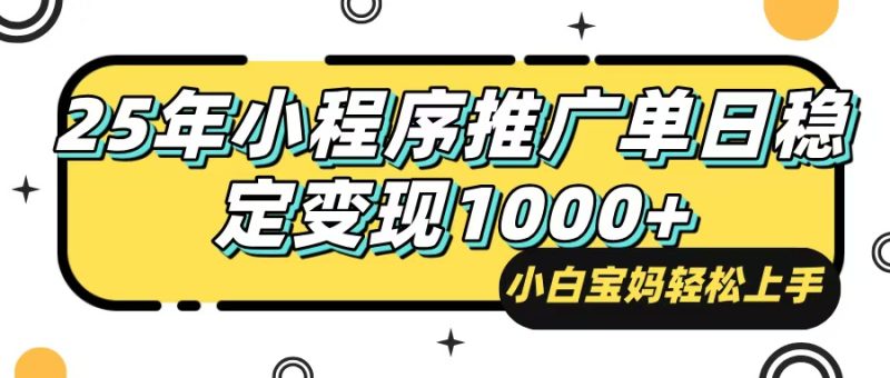 (14298期)25年最新风口,小程序自动推广,,稳定日入1000 ,小白轻松上手-51云资源