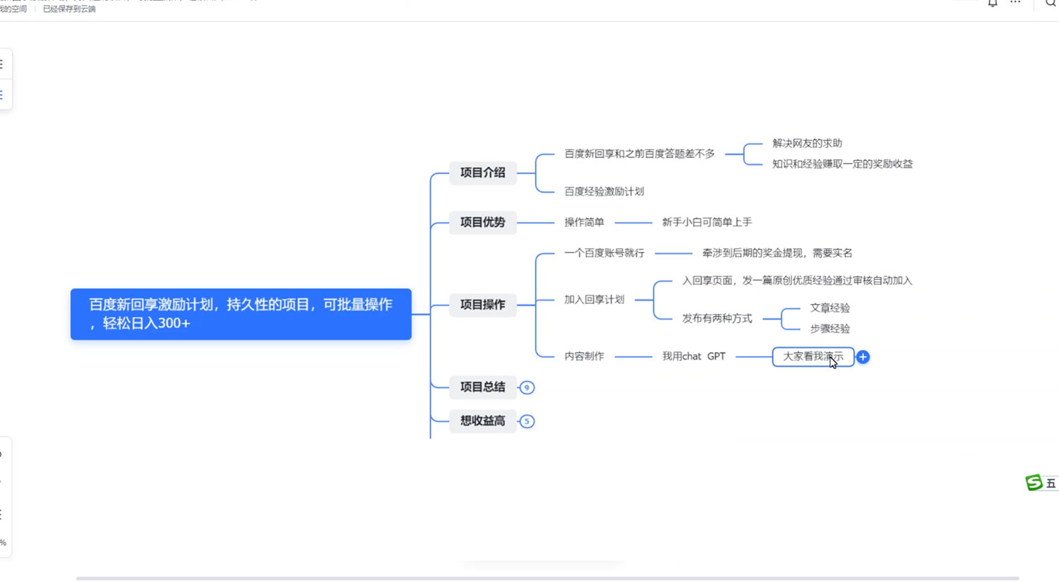 百度新回享激励计划，持久性的项目，可批量操作轻松日入 300 
