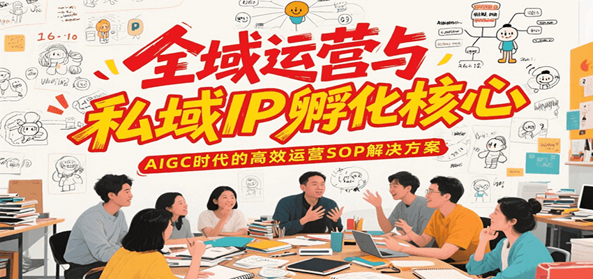 全域运营与私域IP孵化核心，AIGC时代的高效运营SOP解决方案-51云资源