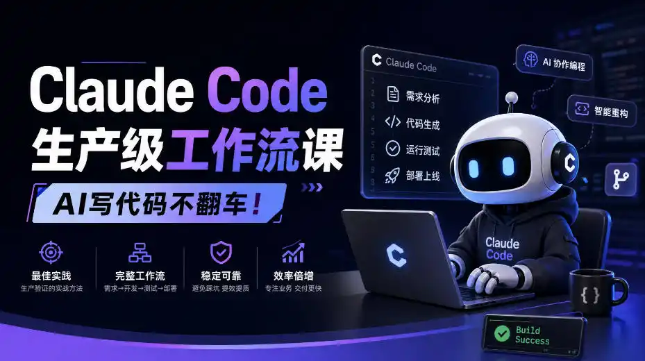 Claude Code生产级工作流课,AI写代码不翻车!【原创双语字幕】-51云资源