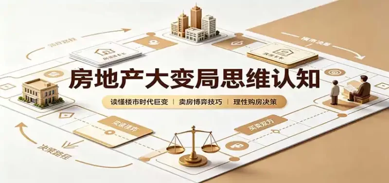 房地产大变局思维认知:读懂楼市时代巨变,卖房博弈技巧,理性购房决策-51云资源