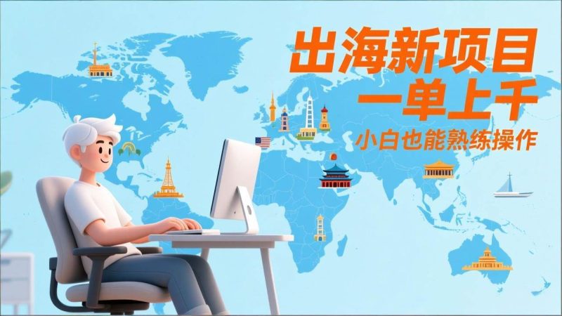(17534期)出海新项目,一单上千,小白也能熟练操作-51云资源