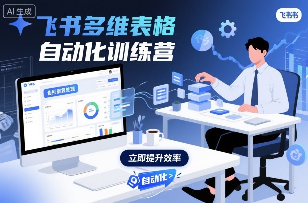 飞书多维表格自动化训练营，手把手教你告别重复处理，用多维表格开启高效办公新模式-51云资源