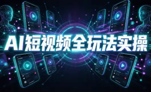 AI短视频全玩法实操(剪辑 带货 数字人 漫剧 短剧)