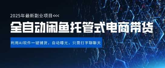 【闲鱼全自动电商带货】三年磨一剑,一朝露锋芒,长期稳定项目,单日稳定变现5张【揭秘】-51云资源