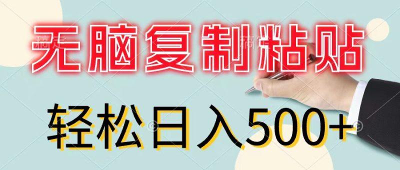 （11805期）无脑复制粘贴，小白轻松上手，零成本轻松日入500-51云资源
