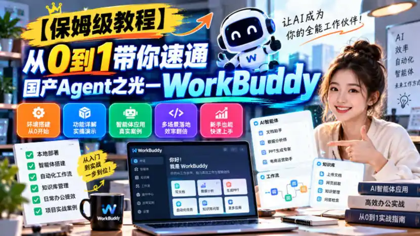 【保姆级教程】从0到1带你速通国产Agent之光—WorkBuddy【文档】-51云资源